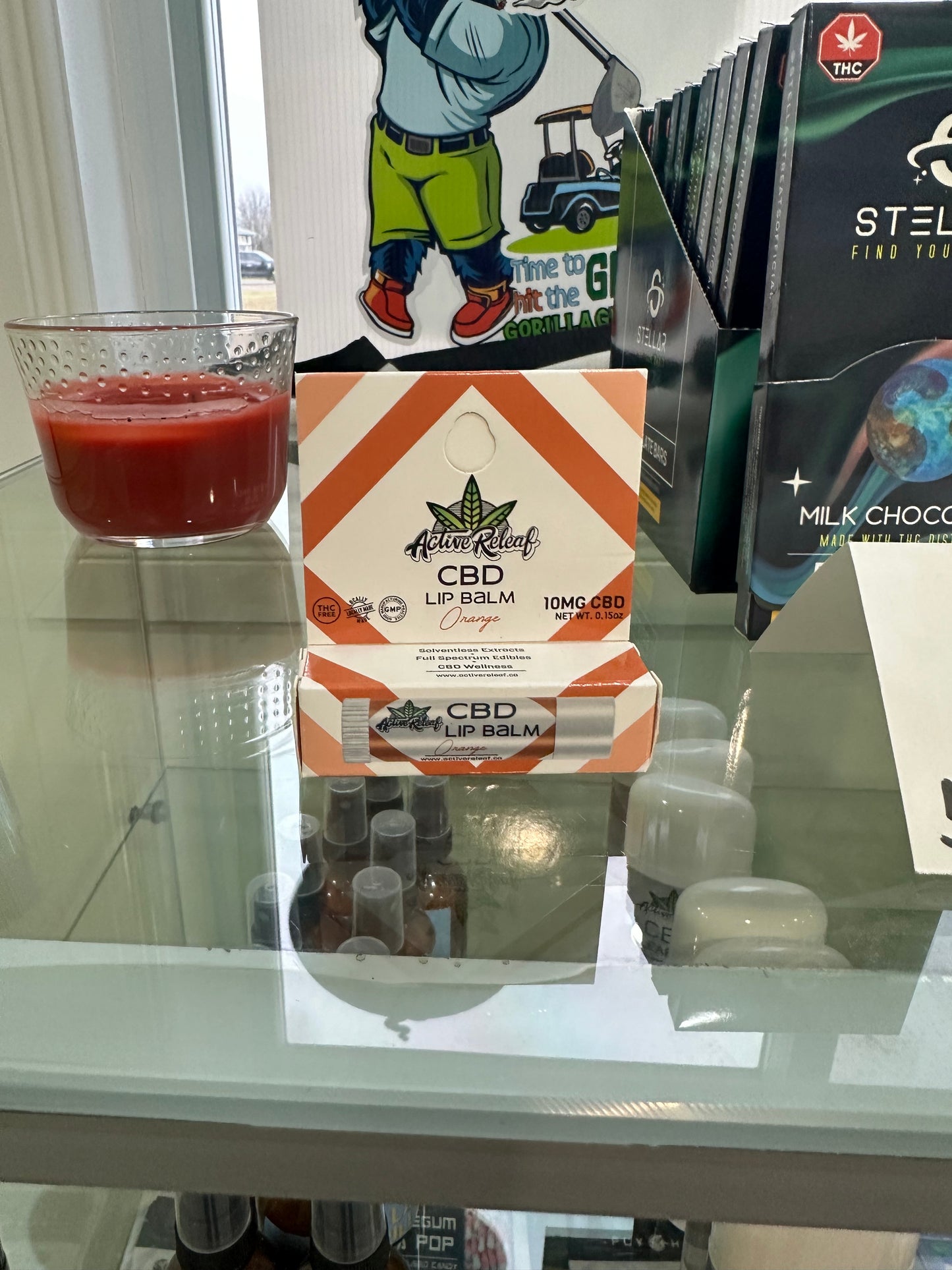 Active Releaf CBD Lip Balm Orange