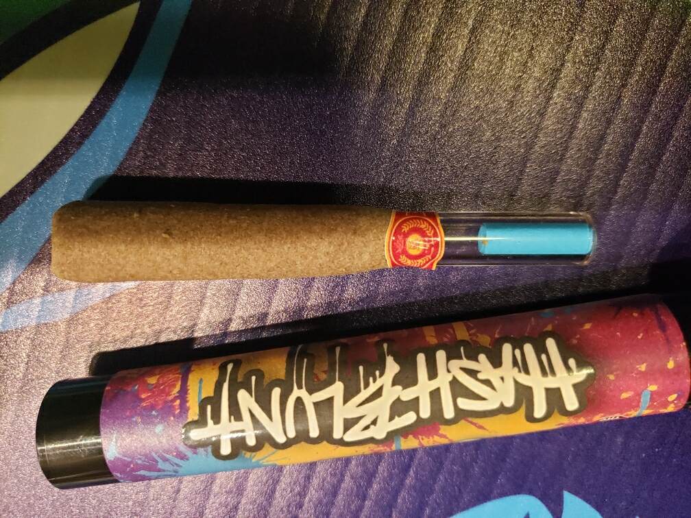 Glass tipped Hash Blunt