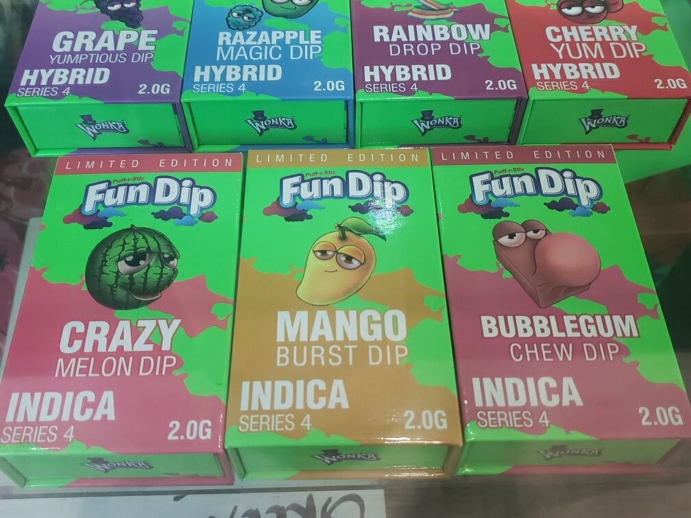 Puff Stix Fun Dip Disposable Vape Gorilla Greens Puff Stix Fun Dip Disposable Vape Gorilla Greens