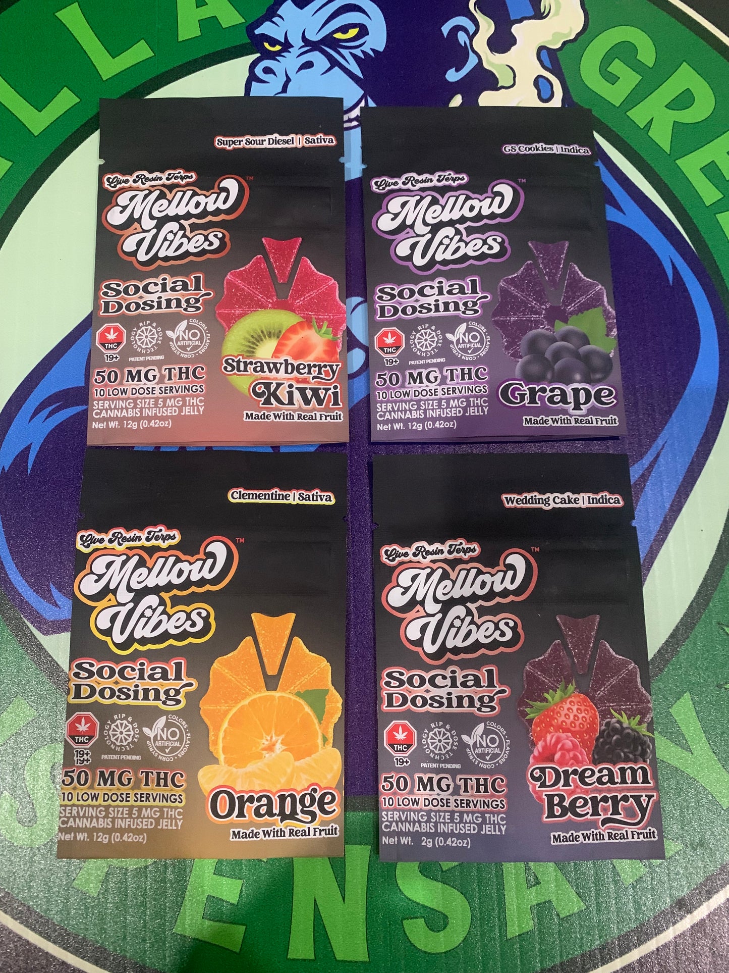 Mellow Vibes Social Dosing Edibles
