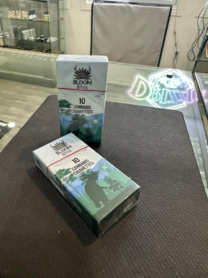 Bloomstix cannabis cigarette boxes 