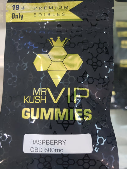 MR Kush VIP Gummies CBD RAspberry