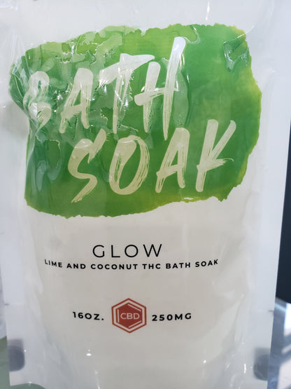 250mg lime and coconut cbd bath soak