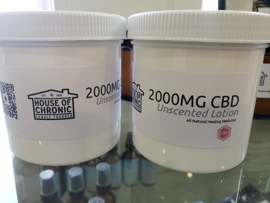 2000mg CBD unscented Lotion