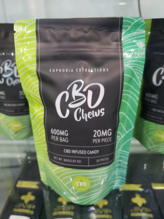 bag of euphoria extractions CBD chews 