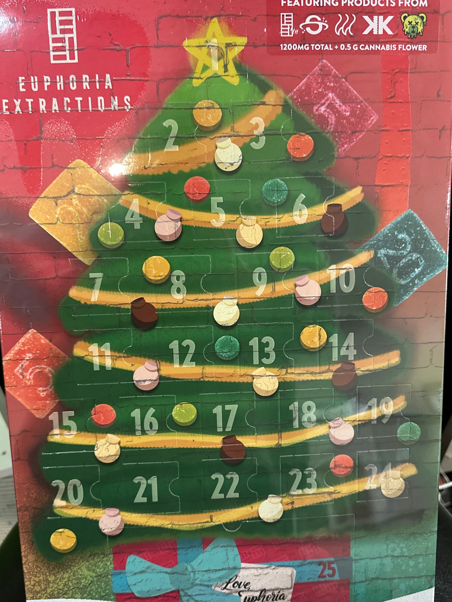 Euphoria Extractions Edible Advent Calendar